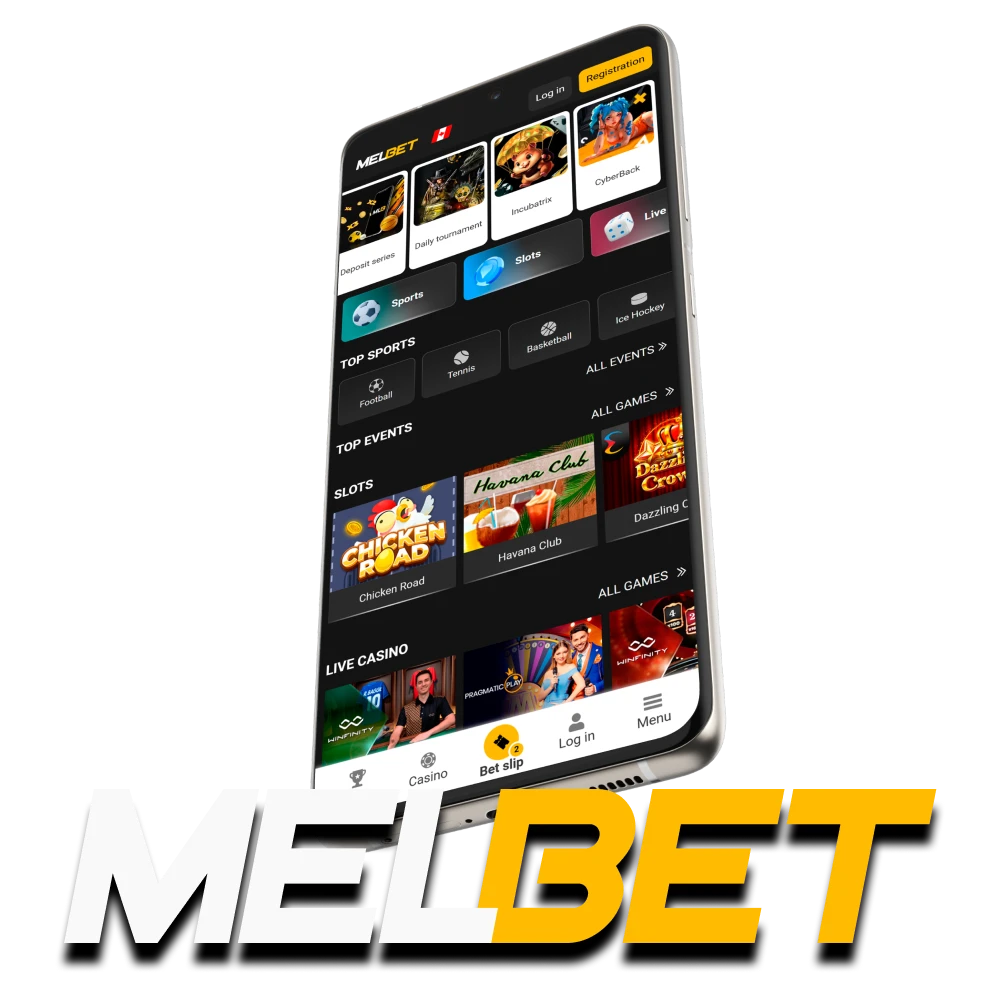 For casino games and betting, choose the Melbet app.