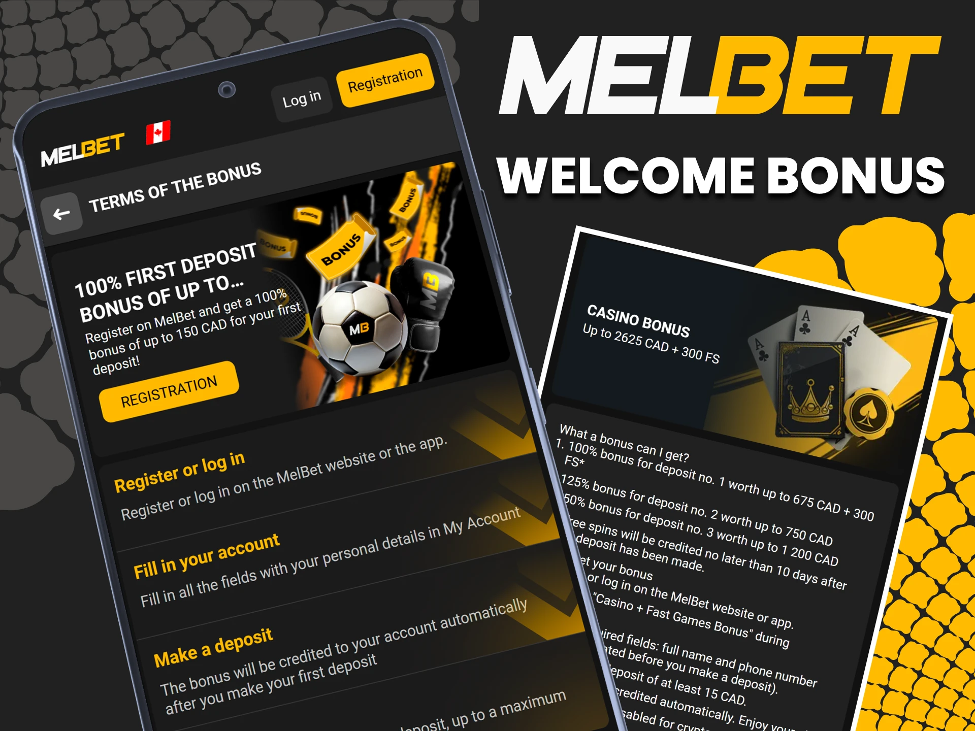 Get your welcome bonus from the Melbet app.