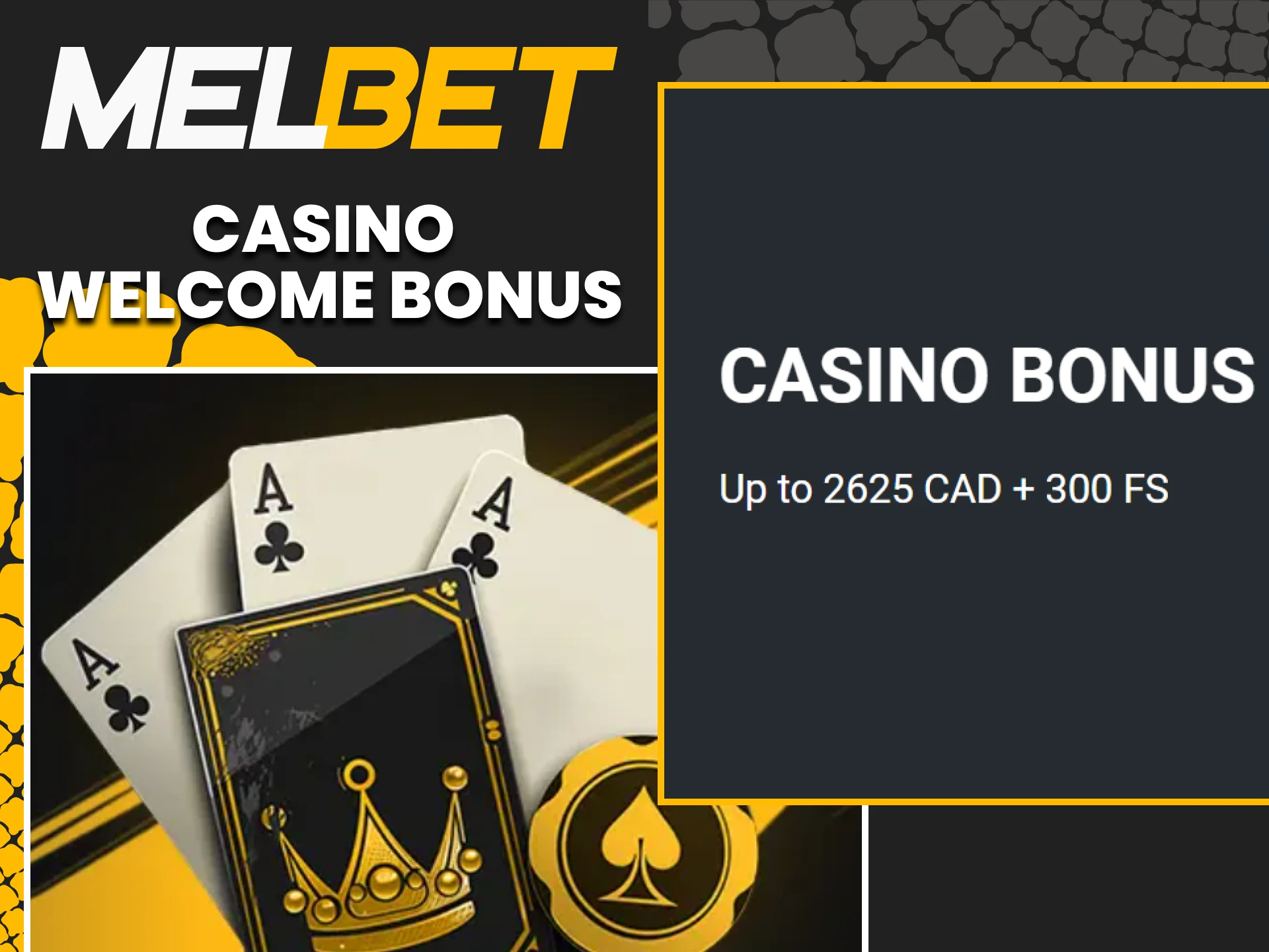 Get your welcome bonus for casino from Melbet.