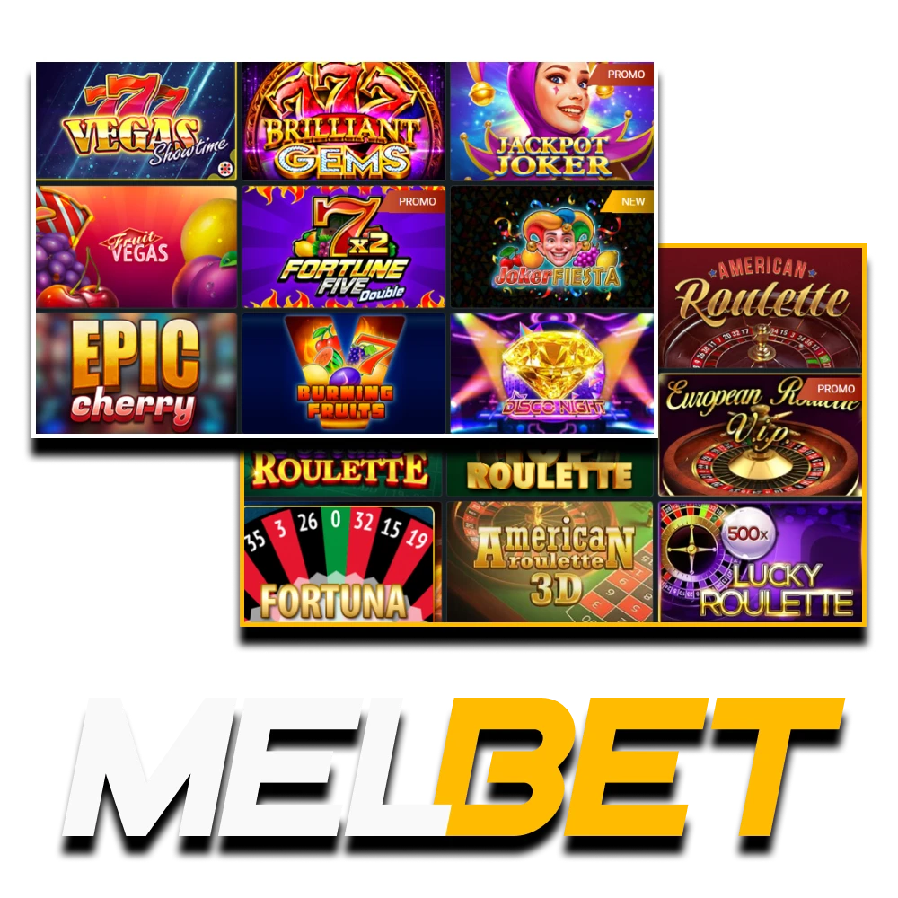 For casino games, choose the Melbet website.