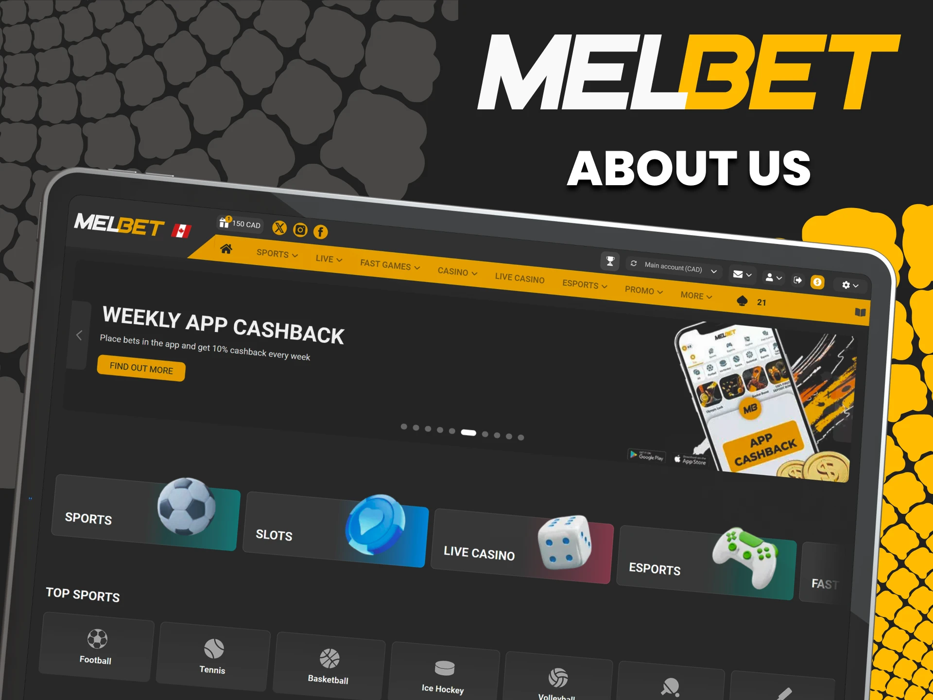 We will tell you about the Melbet team.