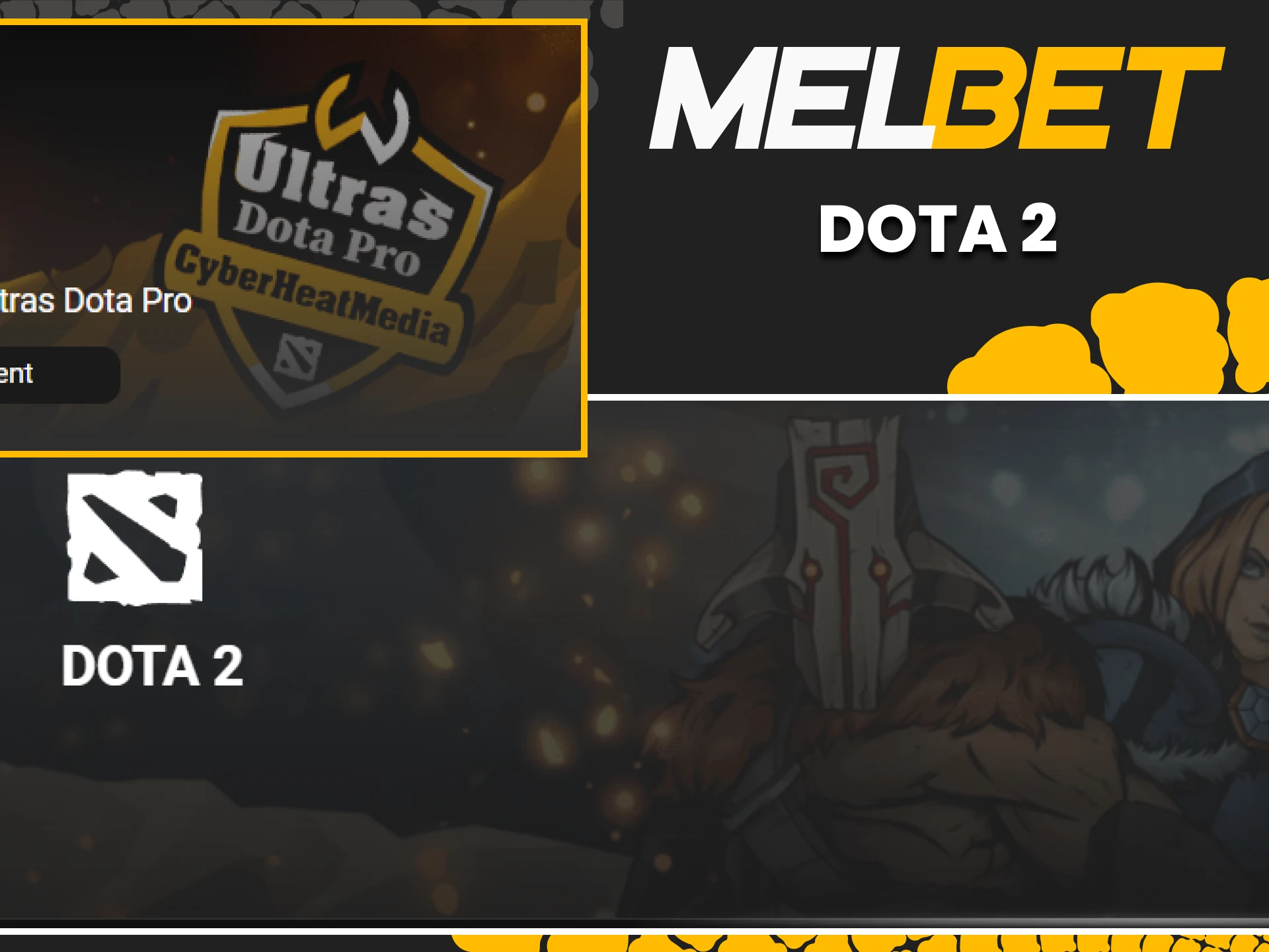 Choose Dota 2 for eSports betting from Melbet.