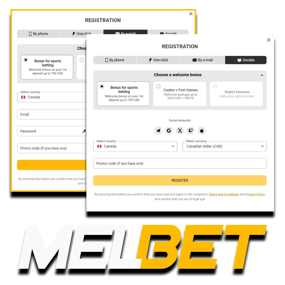 We will tell you about registration on the Melbet website.