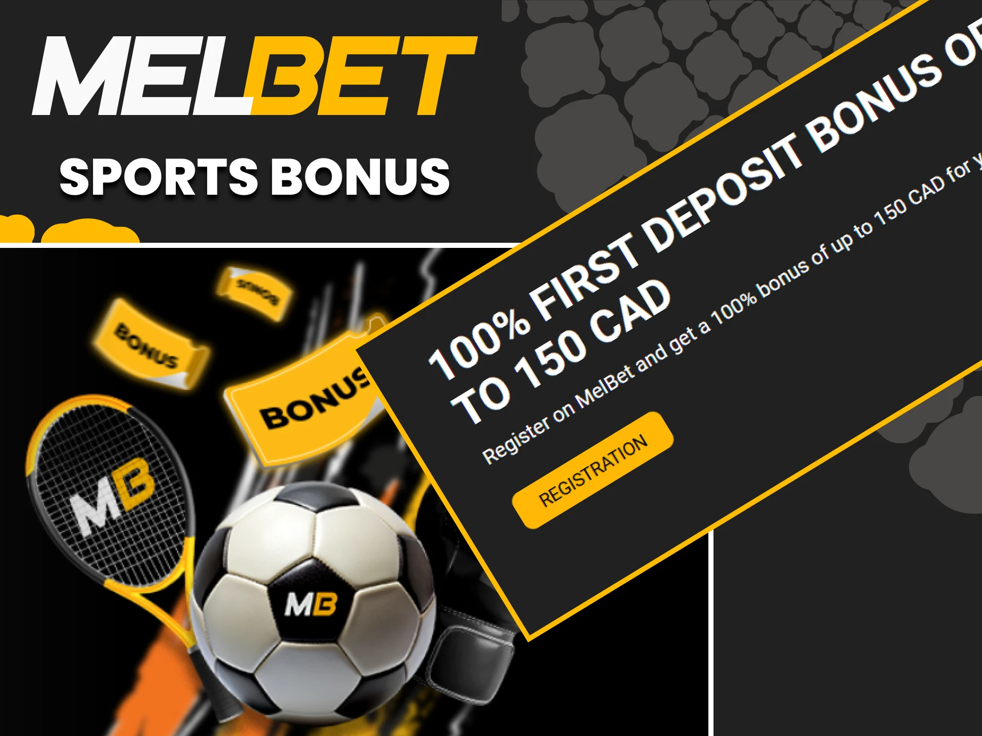 Melbet gives bonuses to sports betting fans.
