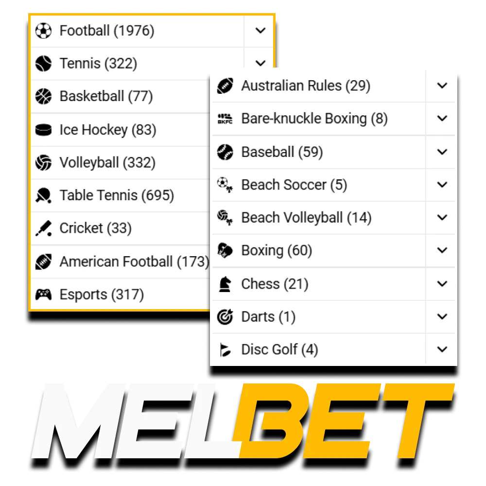 For sports betting choose Melbet.