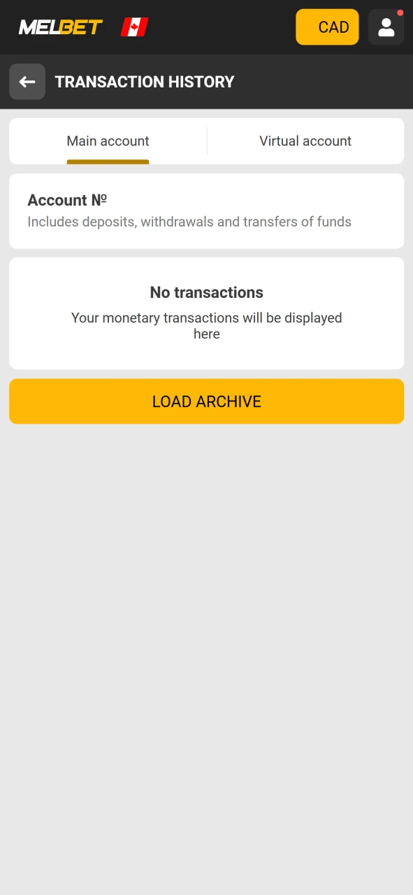 Track your Melbet withdrawal status.